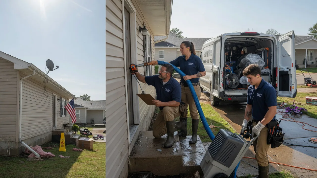 Ceiling Water Damage Restoration in Bristolville, OH near me